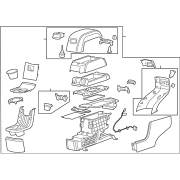 Chevy 20774220 Console Assembly