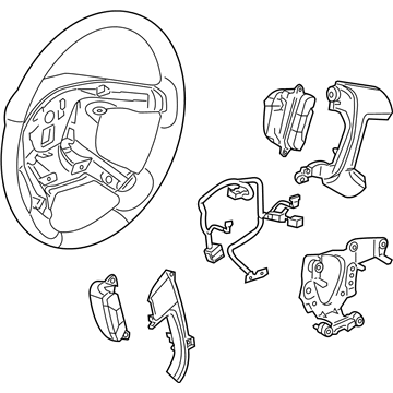 GMC 22833230 Steering Wheel