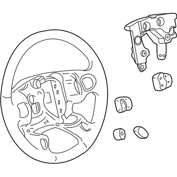 GM 25748176 Steering Wheel Assembly *Neutral