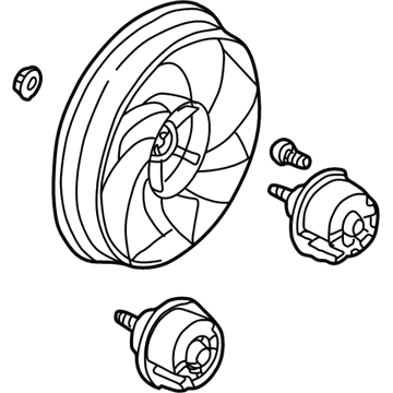 Cadillac 12463002 Fan Assembly