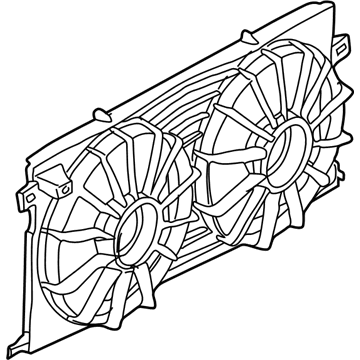 1998 Oldsmobile Aurora Fan Shroud - 22137015