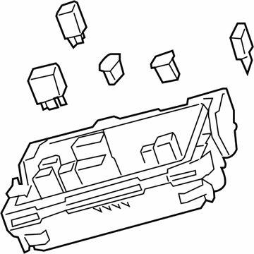 2017 Cadillac CTS Fuse Box - 84014018