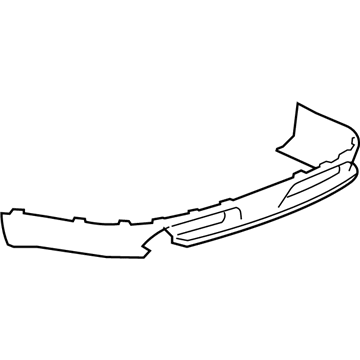 GM 12336082 Extension,Rear Bumper Fascia *Primed