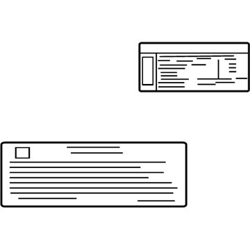 Chevy 19354745 Emission Label