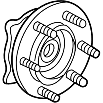 GMC 15233113 Hub & Bearing