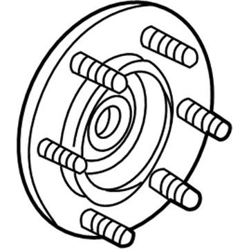 GMC 11588810 Hub & Bearing Stud