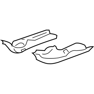 Pontiac 20861327 Reinforcement Plate