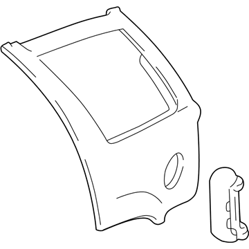 GM 12389470 Panel Asm,Body Side Outer <Use 1C4J