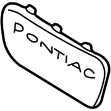 Pontiac 12365279 License Bracket