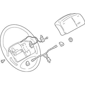 GM 15219866 Steering Wheel Assembly *Neutral