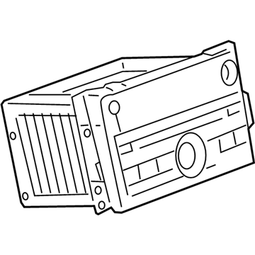 GM 25848865 Radio Assembly, Amplitude Modulation/Frequency Modulation Stereo & Clock & Audio Disc