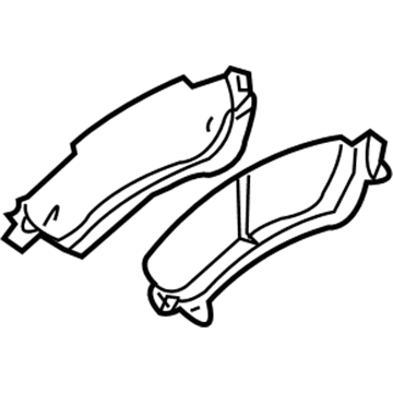 GMC 18026156 Brake Pads