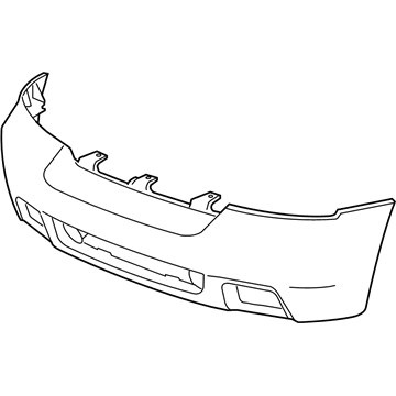 2008 Chevy Trailblazer Bumper - 19120215