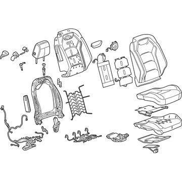 Chevy 84609488 Seat Assembly