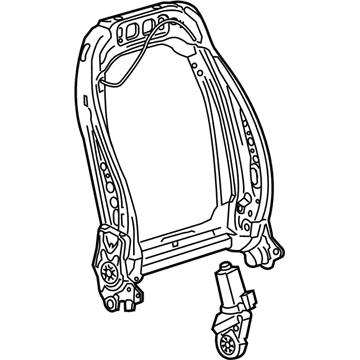 GM 84670489 FRAME ASM,F/SEAT BK