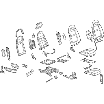 Chevy 15795728 Seat Assembly