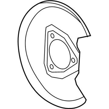 Cadillac XT5 Brake Backing Plate - 22995250