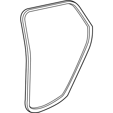 GM 13463941 Weatherstrip Assembly, Rear Side Door (Body Side)