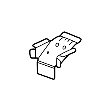 GM 39093018 Reinforcement, L/Gate Lat Stkr