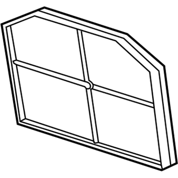 GM 92184248 Filter Assembly, Pass Compartment Air