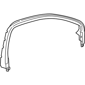 Cadillac 84075354 Upper Trim