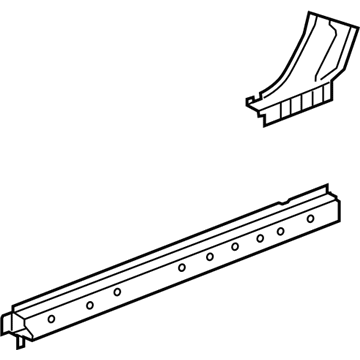 GM 23108238 Reinforcement Assembly, Rocker Outer Panel