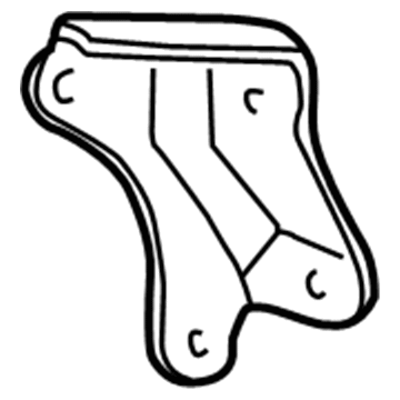 Cadillac 3545137 Support Brace