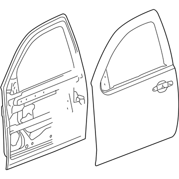 GM 22892591 Door Assembly, Front Side (Lh)