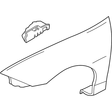 GM 22606232 Fender,Front