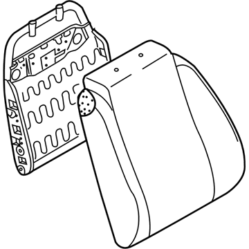 GM 96807740 Cushion,Passenger Seat Back