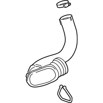 GM 13419572 Air Cooler Inlet Air Hose