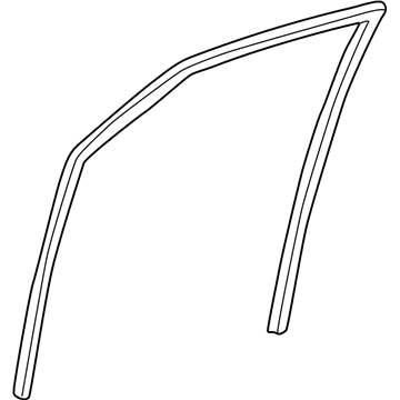 GM 88974657 Weatherstrip,Front Side Door Window