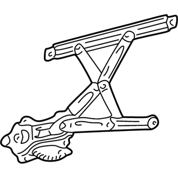 GM 88969902 Front Side Door Window Regulator