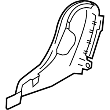 GM 84543252 Cover, R/Seat Inr Hge Fin *Lt Wheat