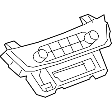 GM 84447713 Heater & Air Conditioner Control Assembly User Interface