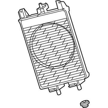 Chevy Corvette Cooling Fan Bracket - 84524655