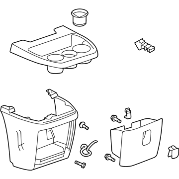 GM 15948420 Extension Assembly, Instrument Panel Lower *Pewter I