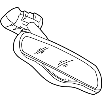 GM 15850530 Mirror Assembly, Inside Rear View