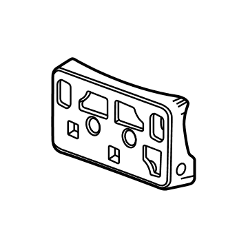 Cadillac 84586284 License Bracket