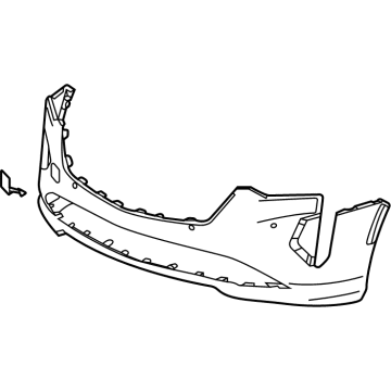 GM 85153560 Fascia Assembly, Front Bpr Upr *Serv Primer