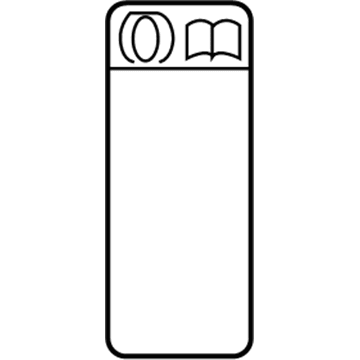 Chevy 19206430 Tire Pressure Label