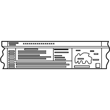 Chevy 19354745 Emission Label