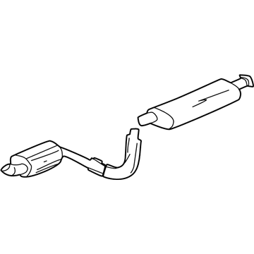 2004 Chevy Trailblazer Exhaust Pipe - 15847577