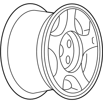 Chevy 9594493 Wheel, Alloy