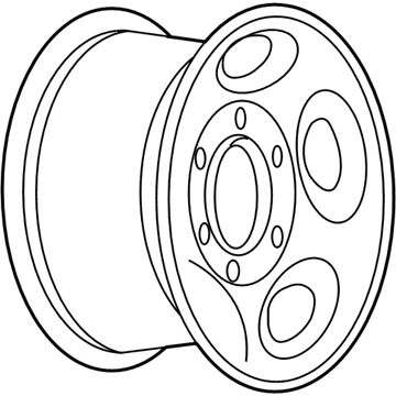 GMC 9595249 Wheel, Steel