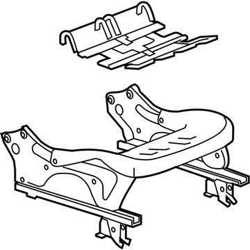 Cadillac 20876885 Cushion Frame