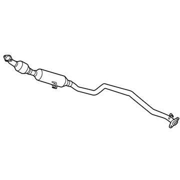 GM 88975827 3Way Catalytic Convertor (W/Exhaust Pipe)