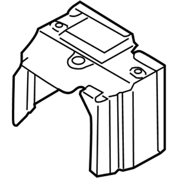 GM 12636973 Shield, Turbo Heat