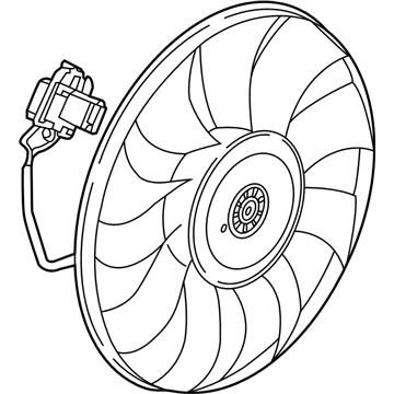 Buick 13427161 Fan & Motor