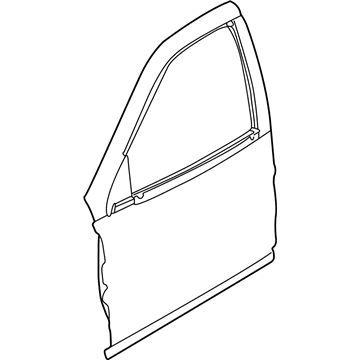 Saturn 22726024 Door Frame Assembly